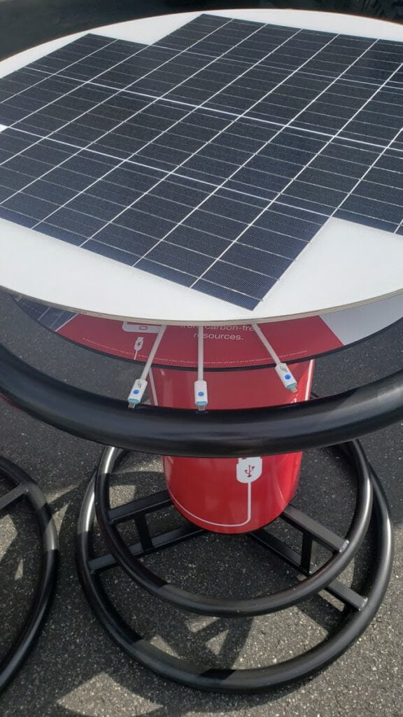 Solar Charging Table